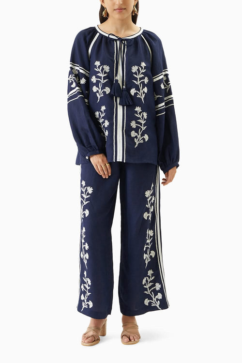 Blue Angie Pants