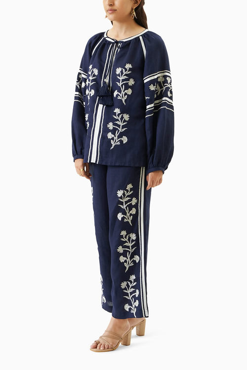 Blue Angie Pants