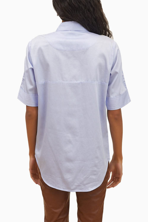 Sky Blue Dragonfly Swarovski Shirt