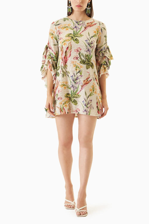 Light Yellow Short Dress