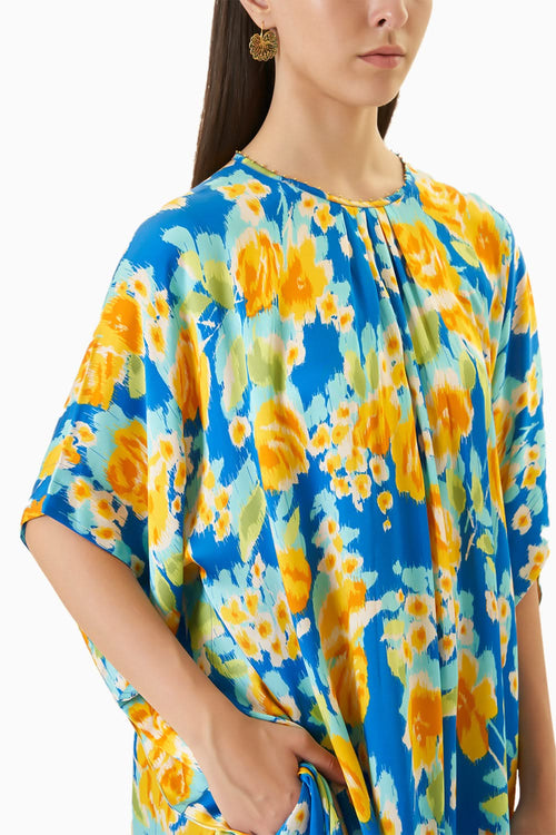 Marigold Kimono Kurta And Pants Co-ord