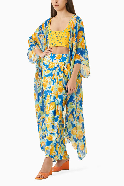 Marigold Organza Cape