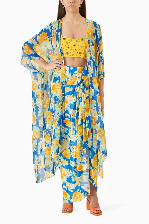 Marigold Organza Cape