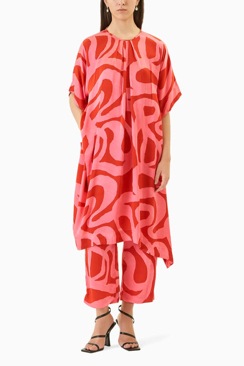 Candy Kimono Kurta and Pants Co-ord