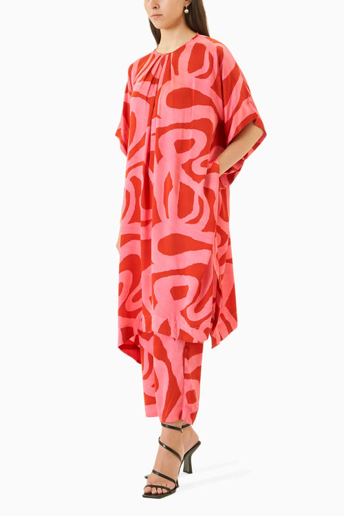 Candy Kimono Kurta and Pants Co-ord