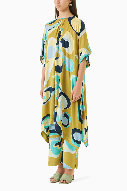 Maple Kimono Kurta And Pants