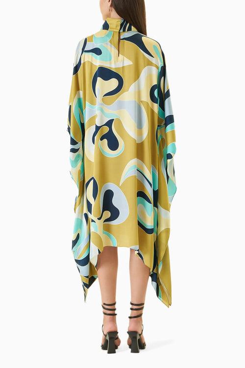 Maple Round Collar Kimono