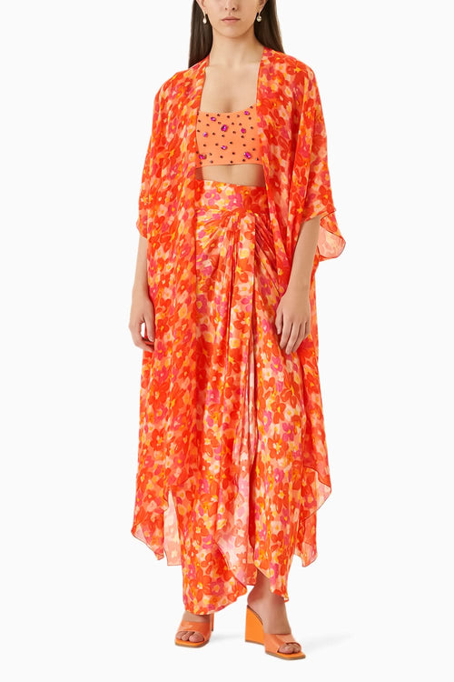 Poppy Organza Cape