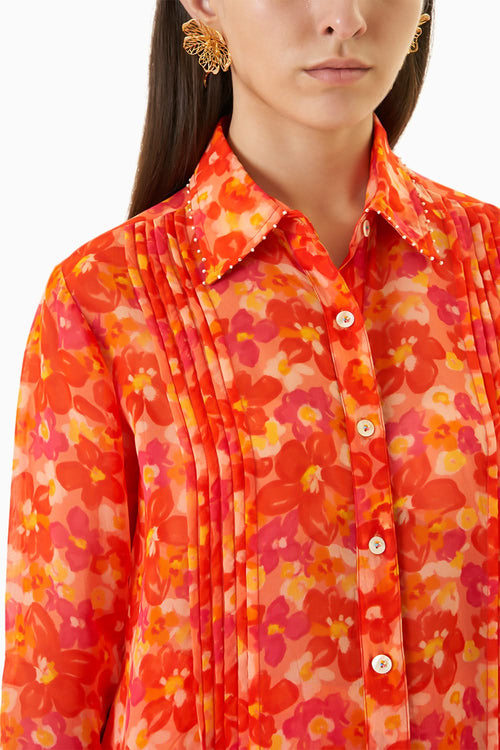 Poppy Organza Shirt