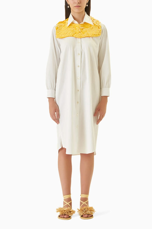 Sunflower Shirt Dress