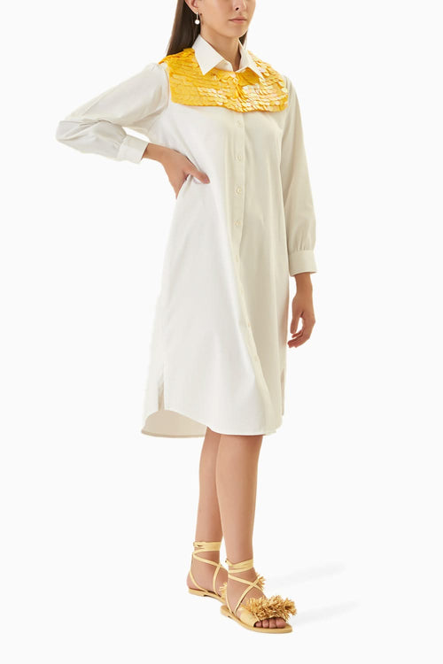 Sunflower Shirt Dress