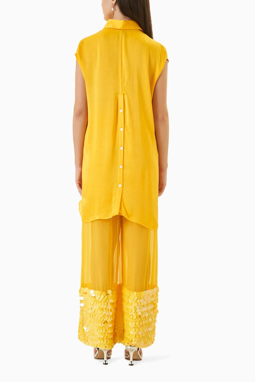Aspen Yellow Knot Shirt