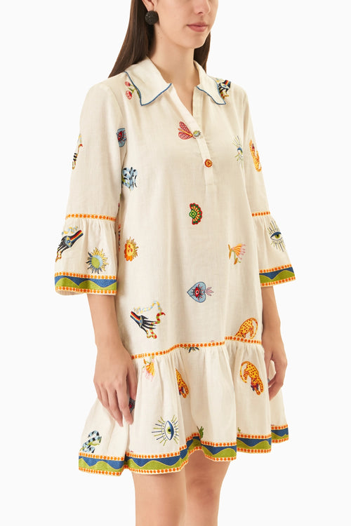 Norah Short Tiered Dress