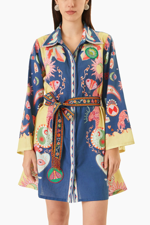 Blue Athena Dress