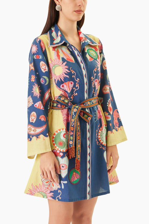 Blue Athena Dress
