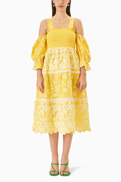 Yellow Becca Dress