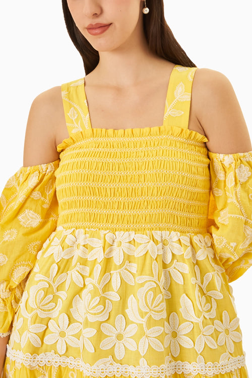 Yellow Becca Dress