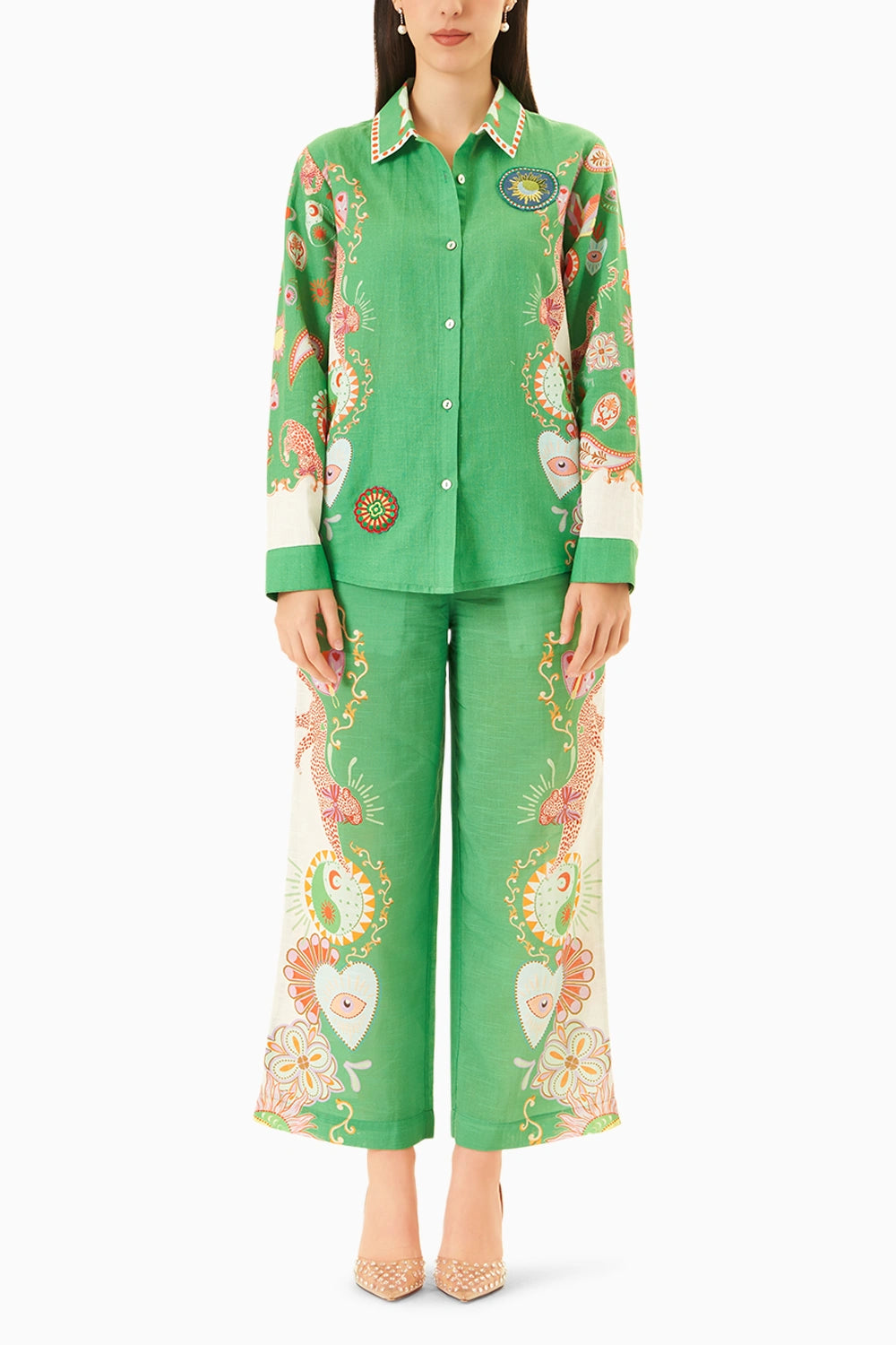Green Sabore Co-Ord Set