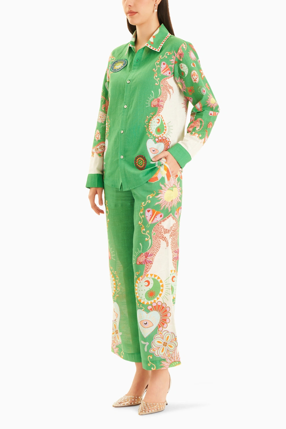 Green Sabore Co-Ord Set