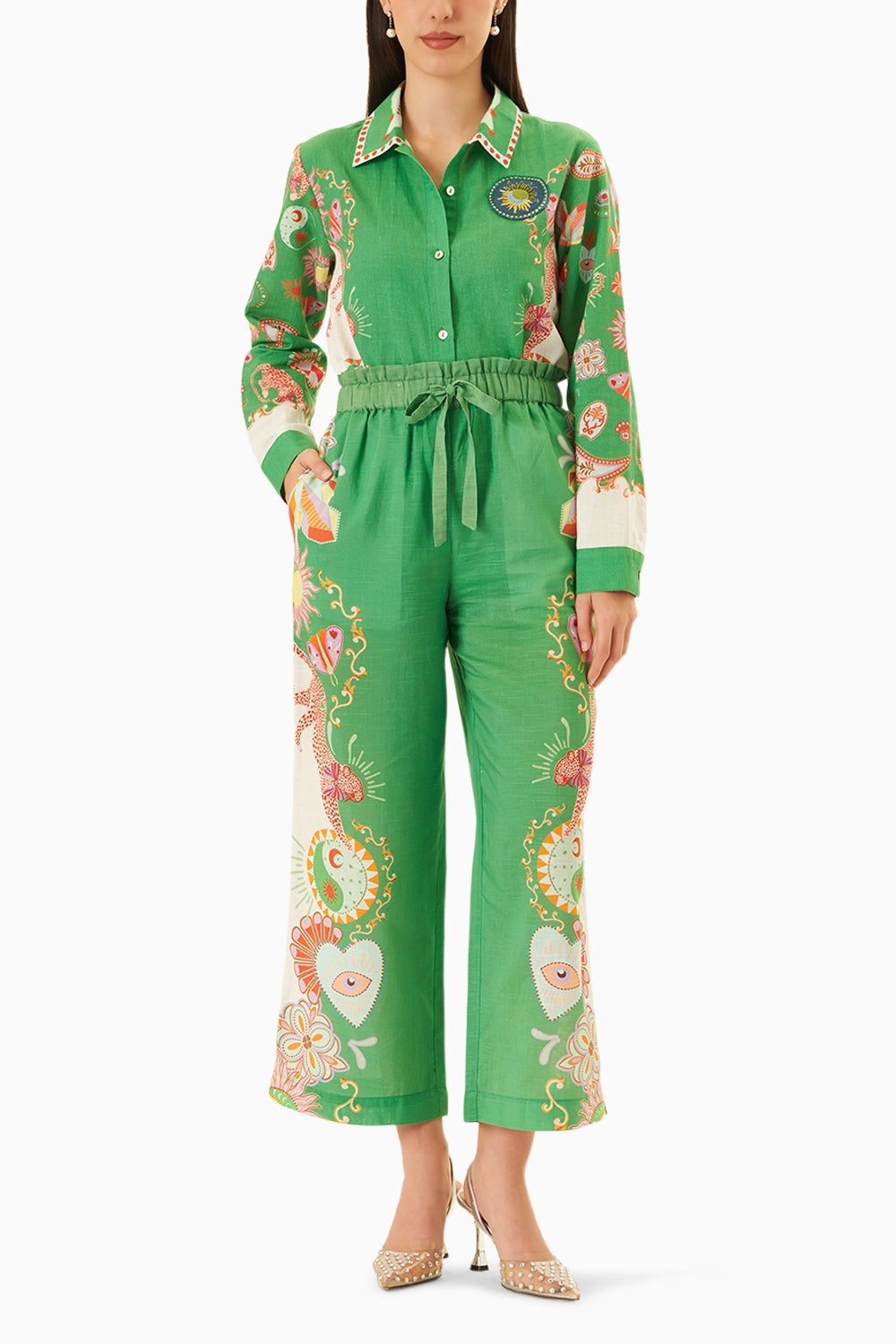 Green Sabore Co-Ord Set
