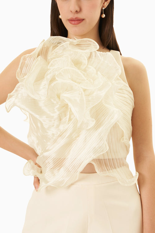 Cream Vanessa Top