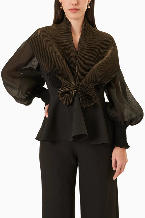 Black Copper Love Top