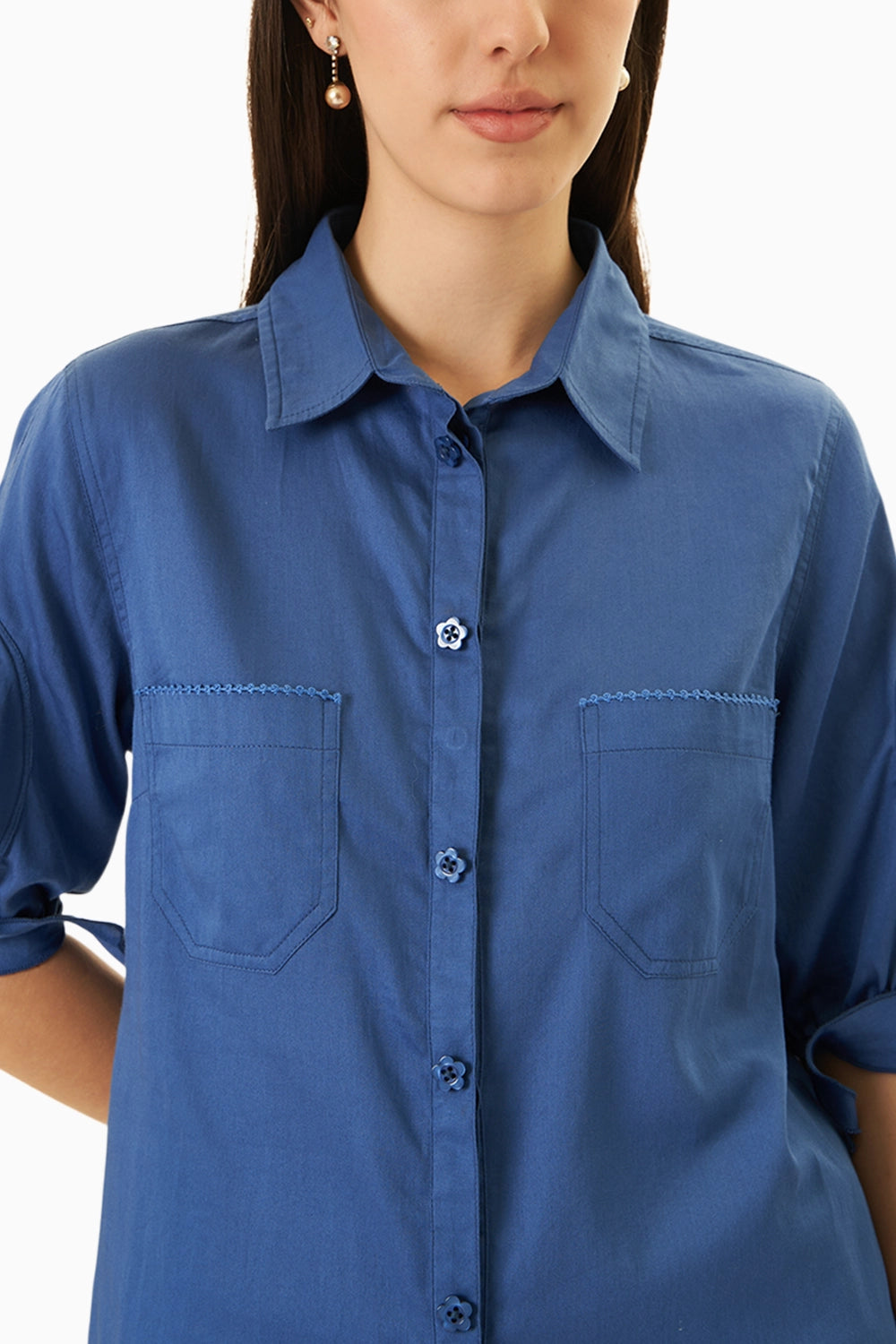 Amanda Blue Shirt