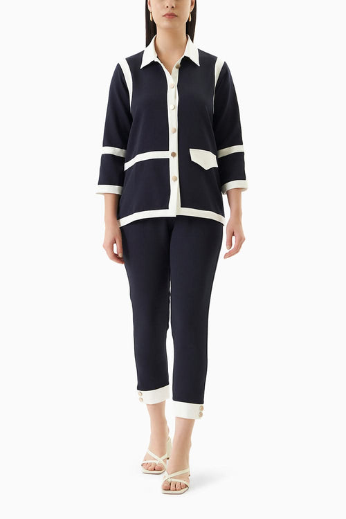Navy Blue Co-ord Set
