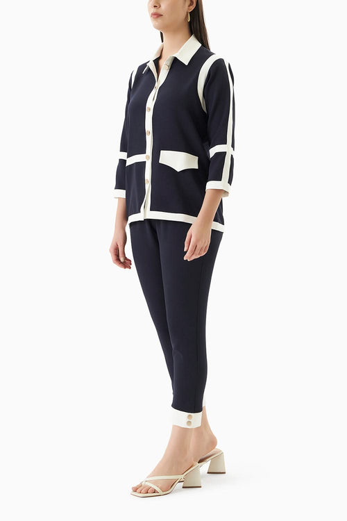 Navy Blue Co-ord Set