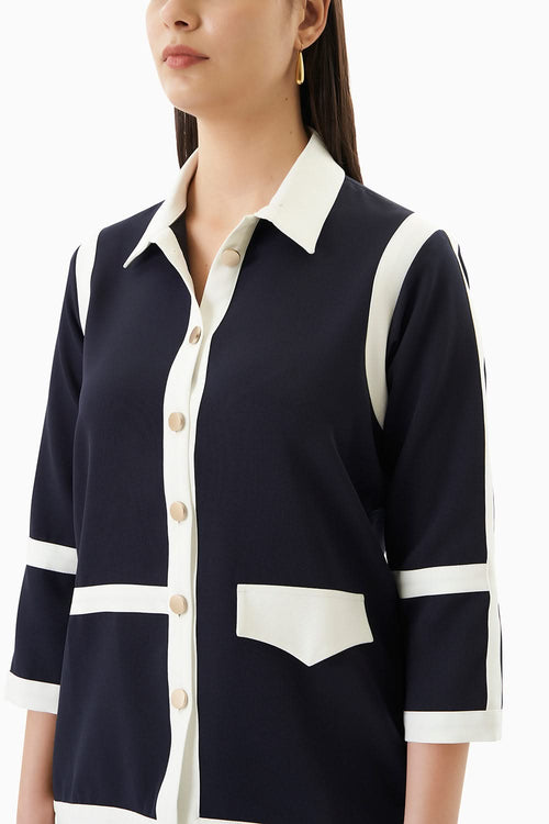 Navy Blue Co-ord Set