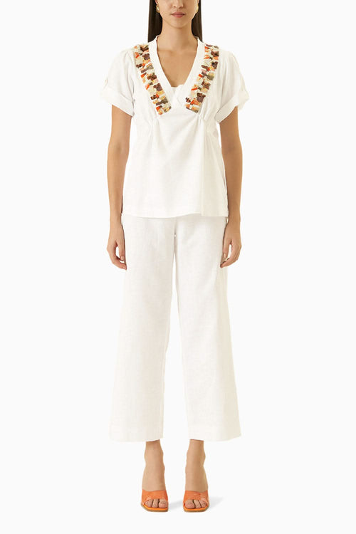 White Tuscan Co-ord