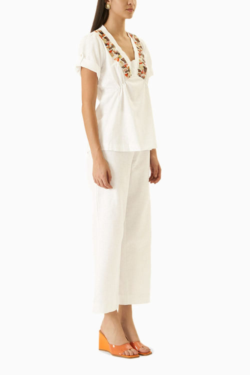 White Tuscan Co-ord