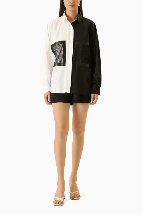 Black and White Yin-yang Shirt