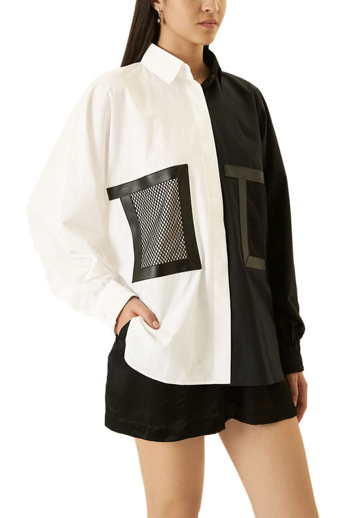 Black and White Yin-yang Shirt