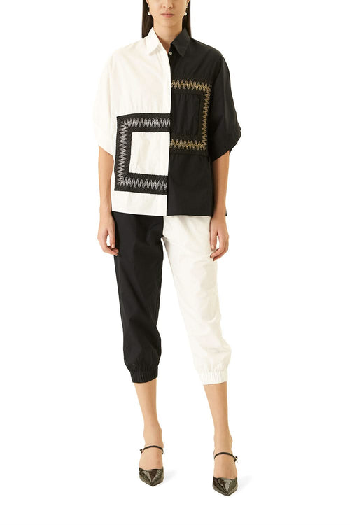 Black and White Yoyo Co-ord Set