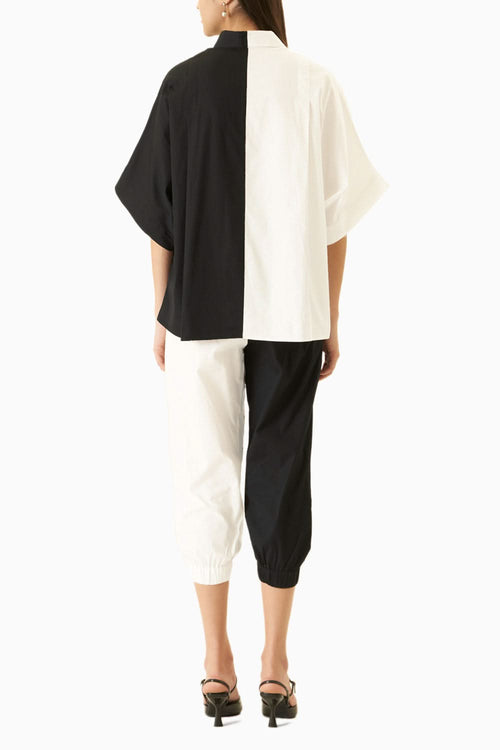 Black and White Yoyo Co-ord Set