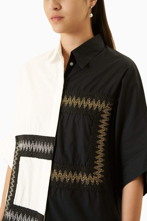 Black and White Yoyo Co-ord Set
