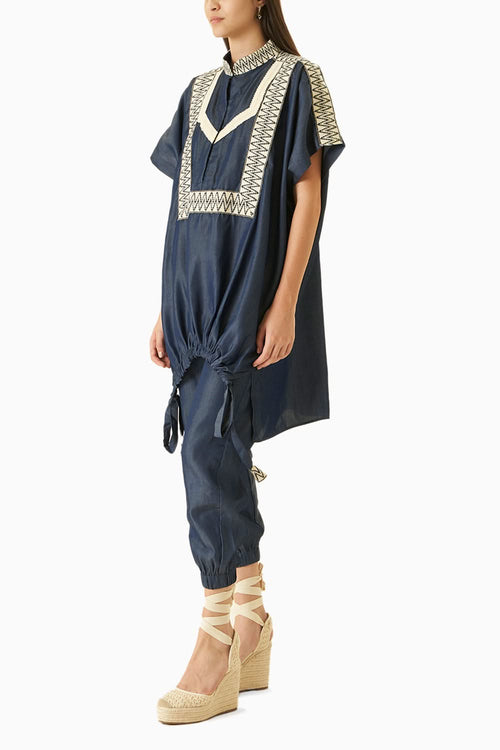 Denim Blue Crescent Co-ord