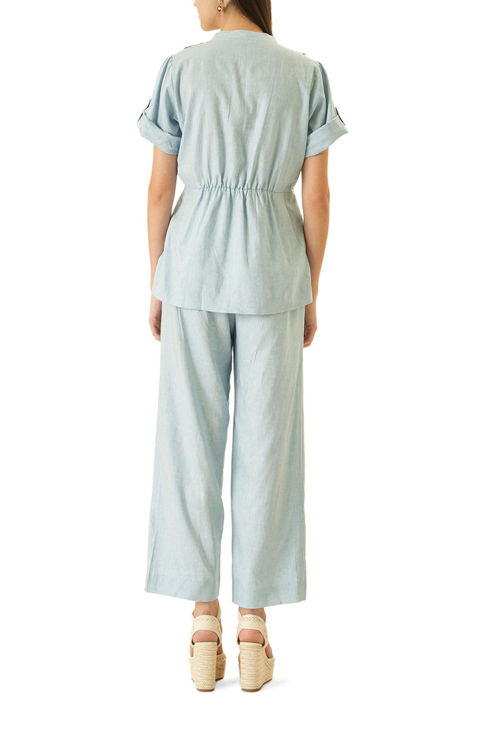 Pale Blue Tuscan Co-ord