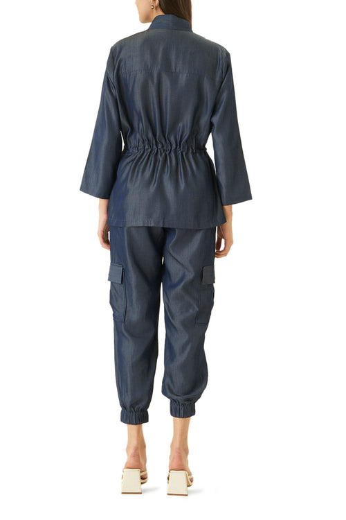 Dark Blue Safari Co-ord