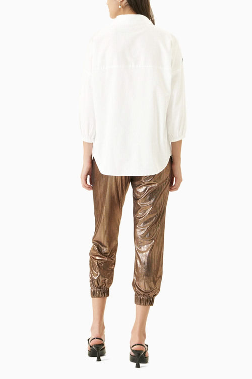White and Rose Gold Jazz Co-ord Set