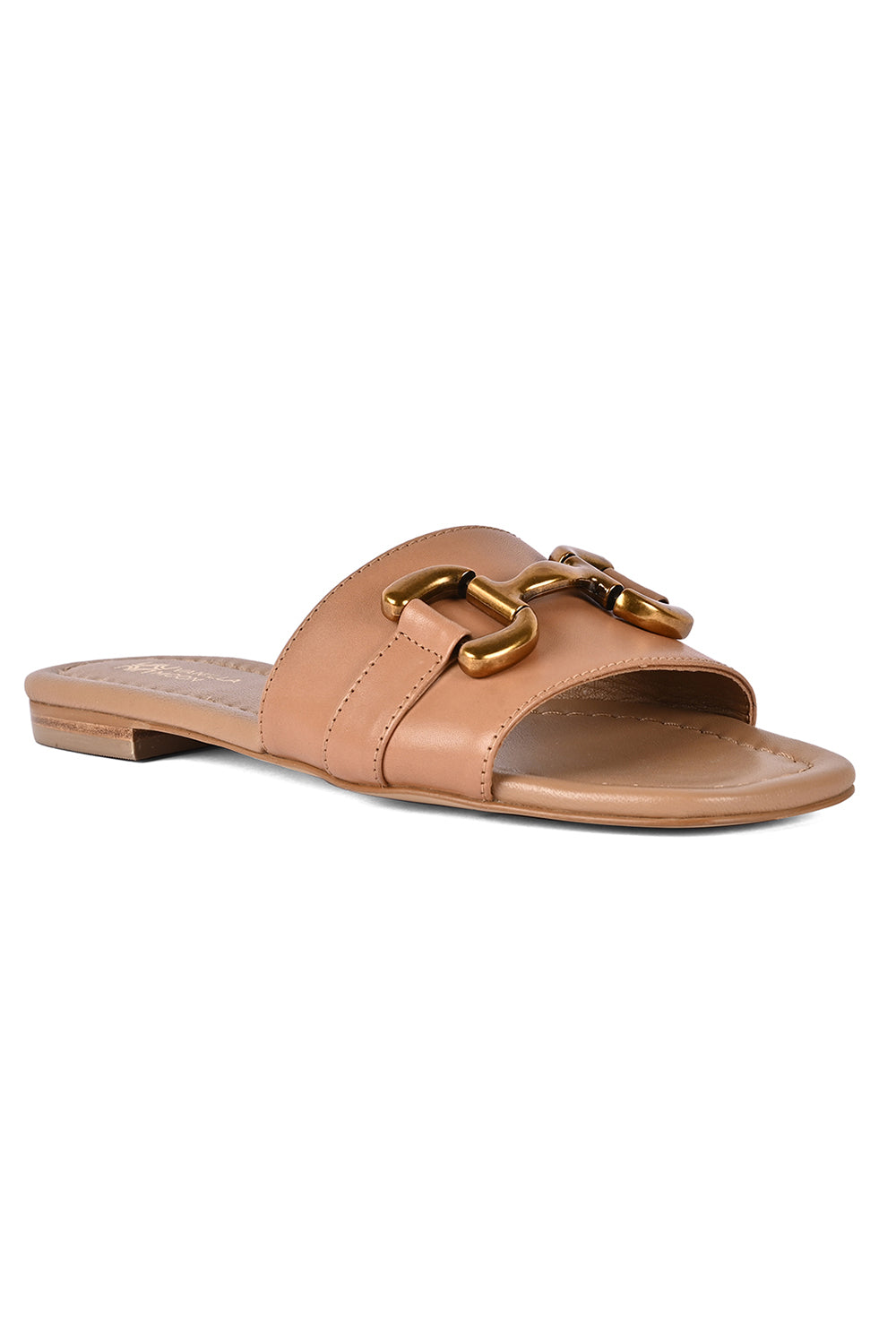 Gem Tan Slip on Sandals