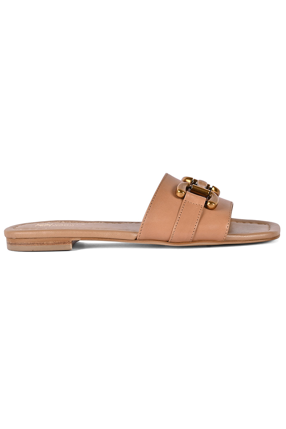 Gem Tan Slip on Sandals