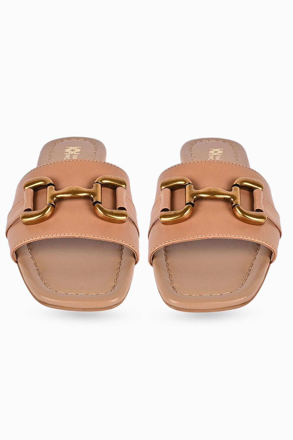 Gem Tan Slip on Sandals