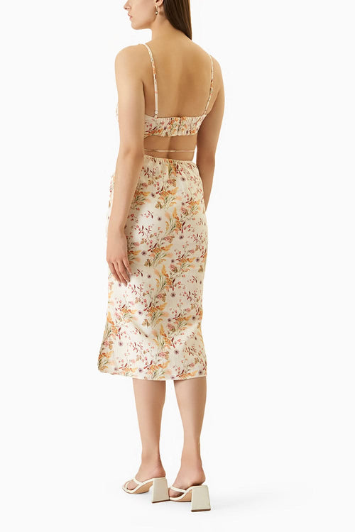 Ivory Lyla midi Dress