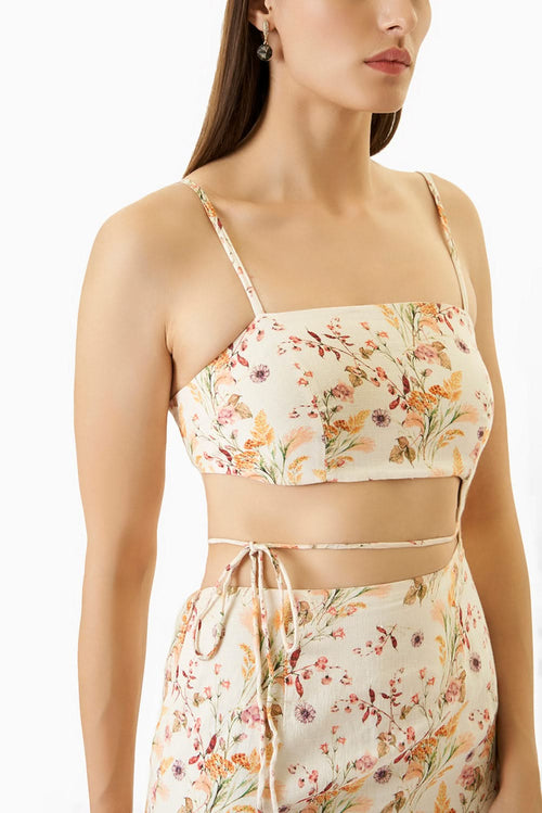 Ivory Lyla midi Dress