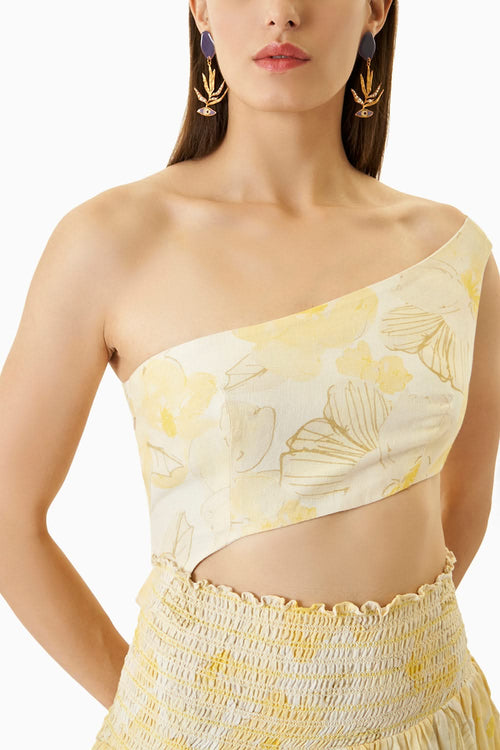 Yellow Zuri Short Dress