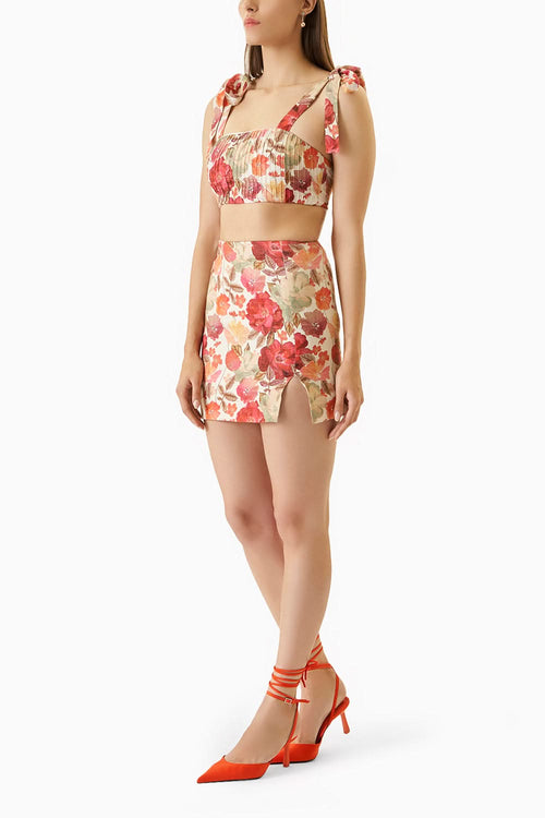 Red Ezra Skirt