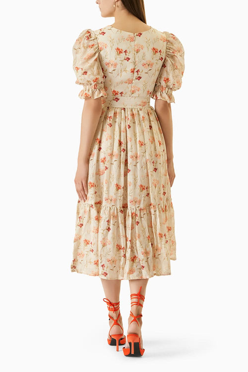 Off White Celia Midi Dress