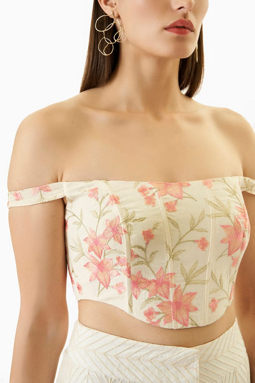 Off White Lily Corset